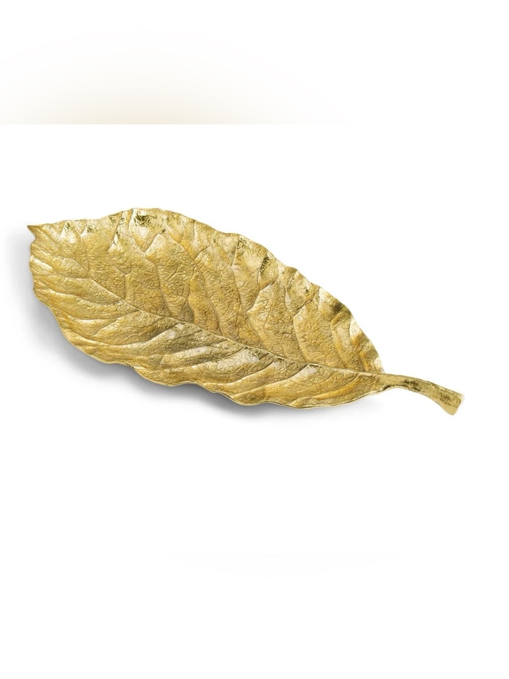 Michael Aram Magnolia Medium Platter Gold NWT